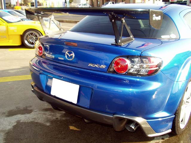 REAR SPOILER GT3[Wet Carbon&Dolphin Tail Muffler set