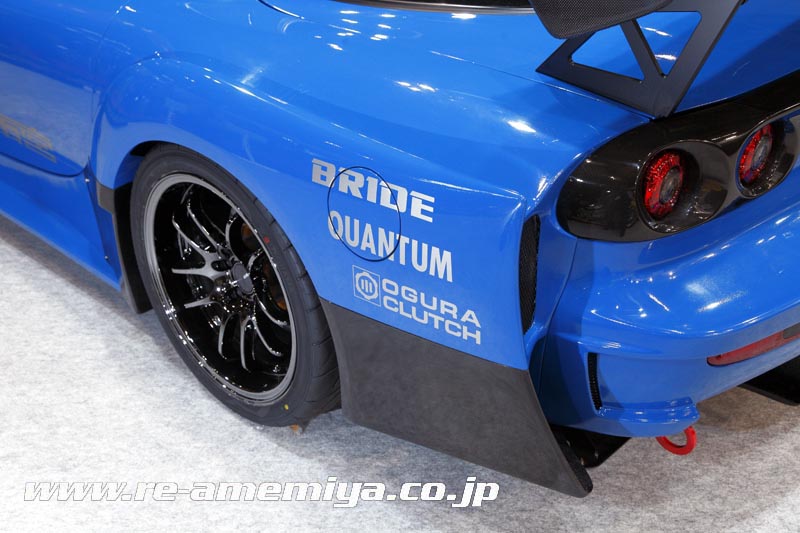 雨宮FD3S オーバーフェンダー仕様 コムサグレー/艶消しクリア塗装 1/10