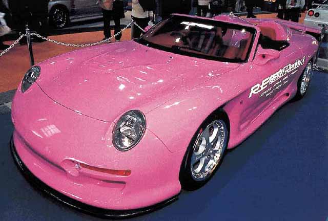 pink car